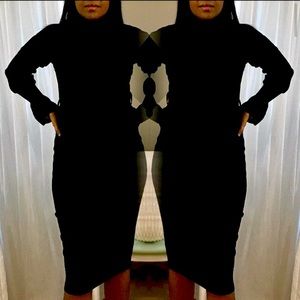 Luxurious Beautiful Winter Little Black Dress